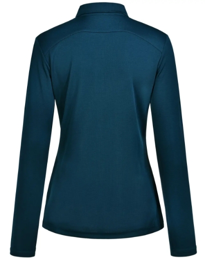 Picture of Winning Spirit, Ladies Bamboo Charcoal L/S Polo